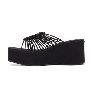 Black Platform Sandals Sol Sana (37)